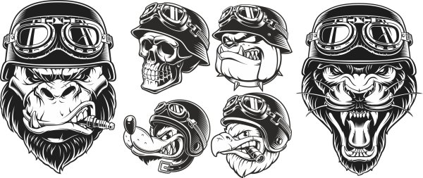 Байкерские эмблемы