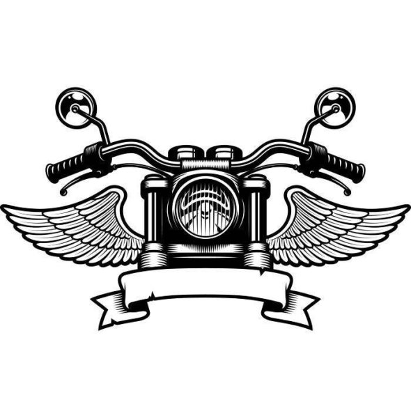 Логотип байкеров