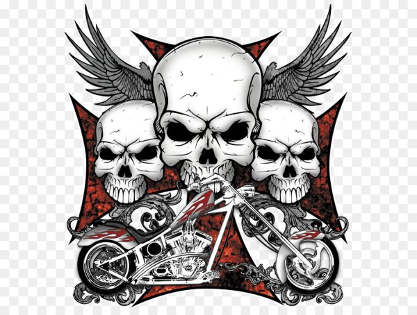 Байкерский череп