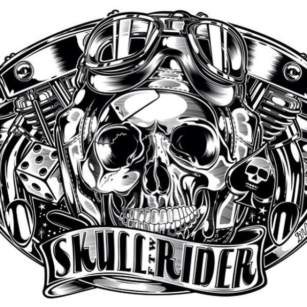 Байкерский череп