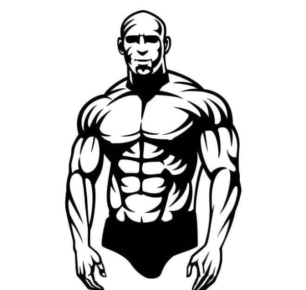 Рисунки бодибилдеров