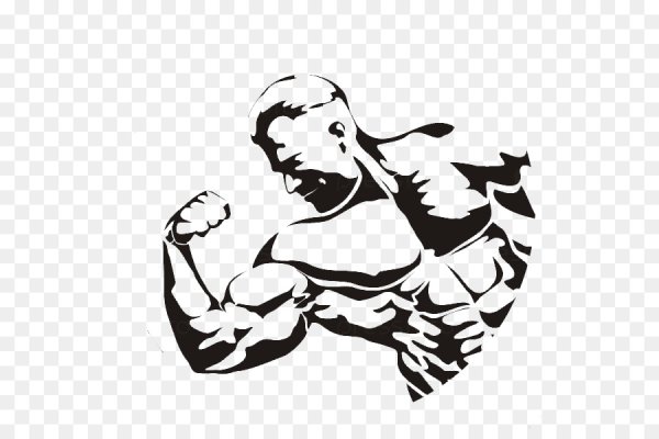 Силуэт культуриста