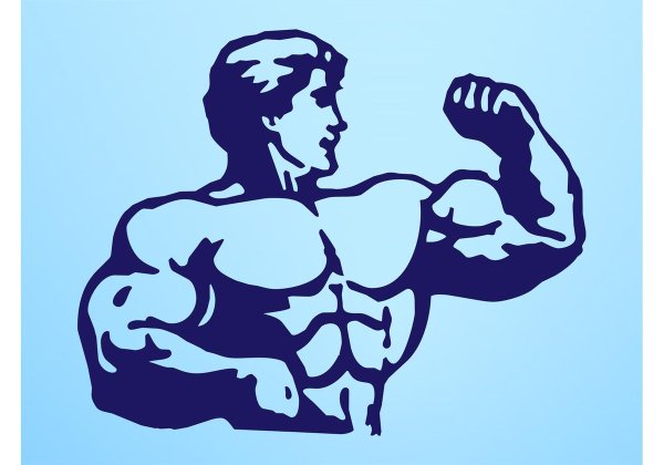 Логотип бодибилдинг