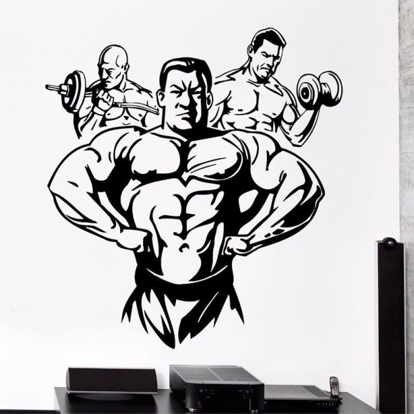 Нарисованный бодибилдинг