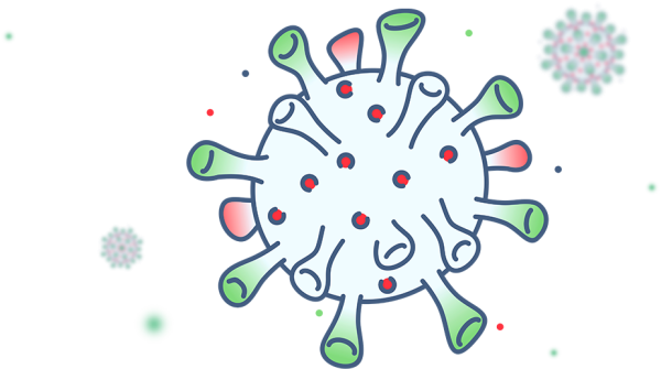 Рисунок коронавируса