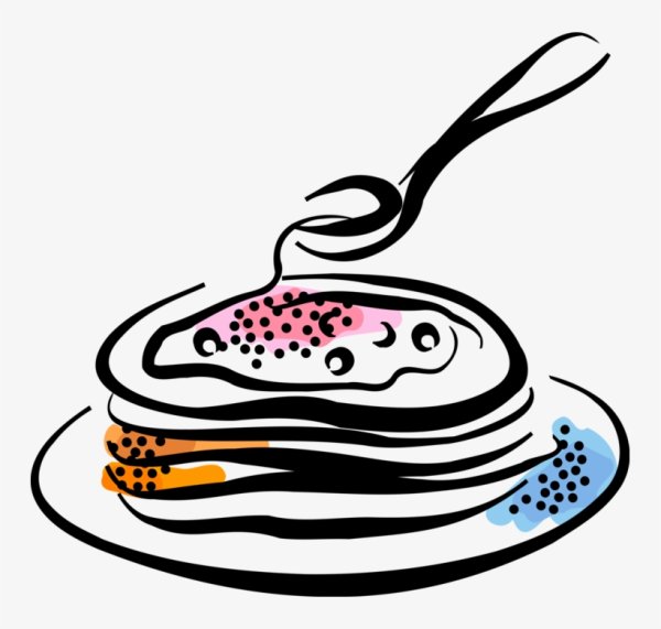 Блины векторный клипарт