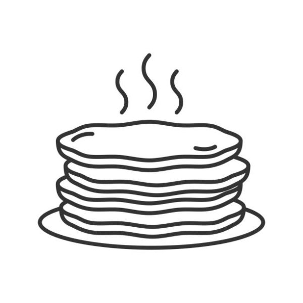 Блины контур