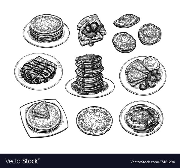 Блины эскиз