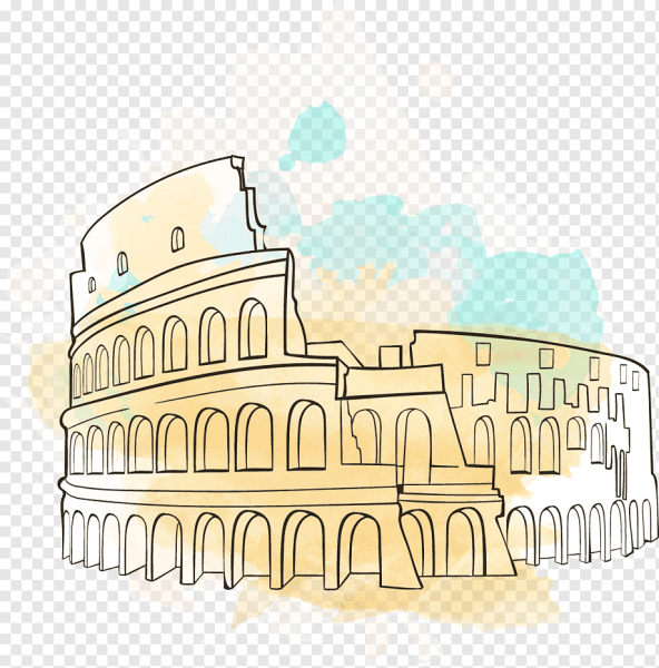 Италия Колизей вектор