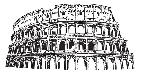 Колизей рисунок