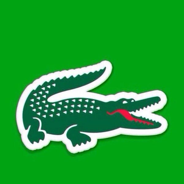 Лакост с зеленым крокодилом