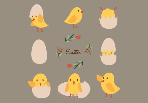 Цыпленок Минимализм