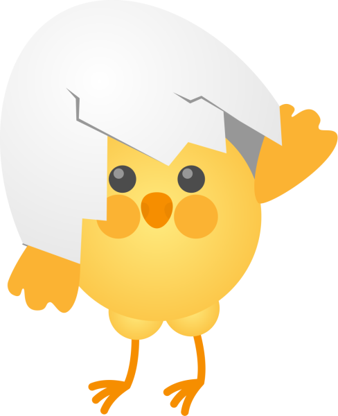 Наклейки "цыпленок"