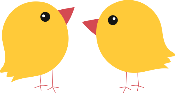 Птички на прозрачном фоне