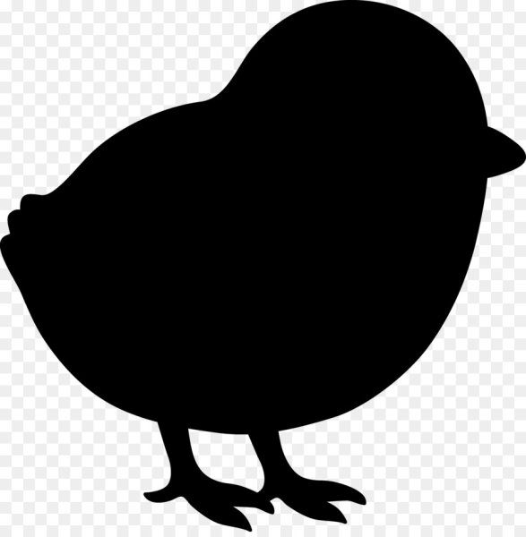 Птенец силуэт