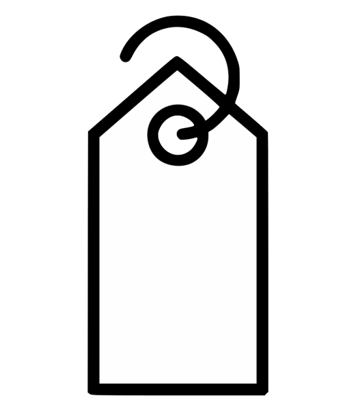 Нарисованный ценник