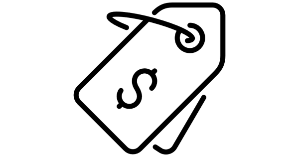 Значок ценника