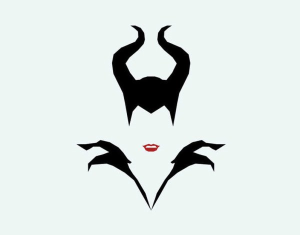 Трафарет Малефисенты