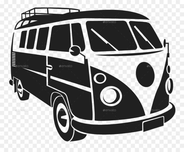 Силуэт микроавтобуса