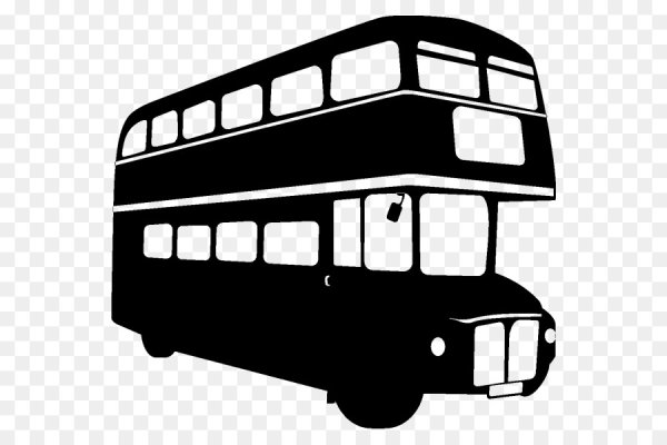 Лондонский автобус силуэт