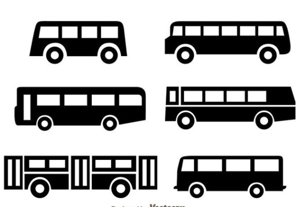 Автобус силуэт