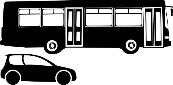 Автобус силуэт