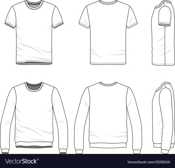 Макет толстовки в векторе