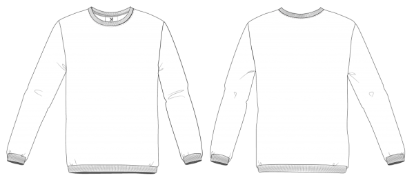 Толстовка макет