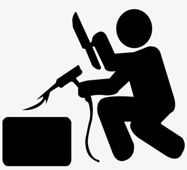 Сварщик силуэт