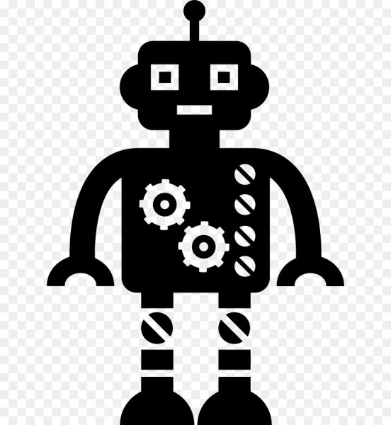 Робот силуэт