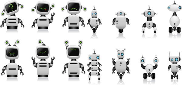 Робот векторное изображение