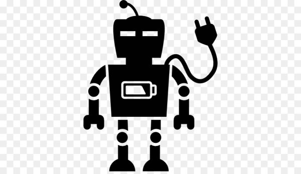 Робот силуэт