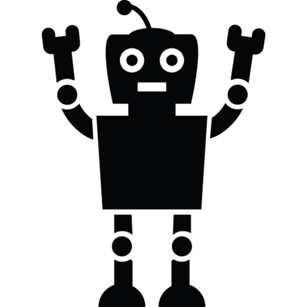 Робот силуэт