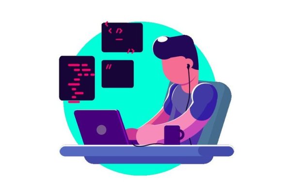 Векторная иллюстрация программирование