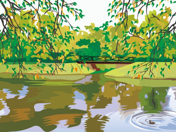 Векторный пейзаж