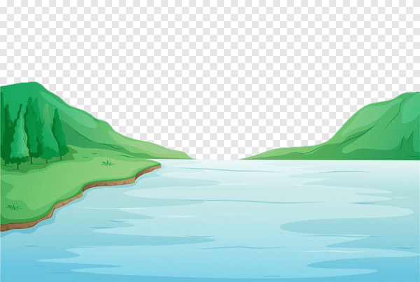 Река клипарт на прозрачном фоне