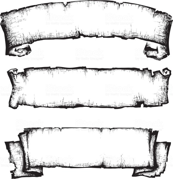 Старинный свиток для заголовка