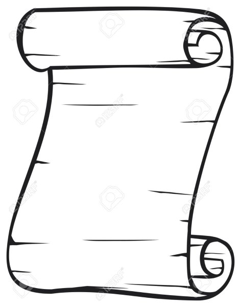 Свиток карандашом