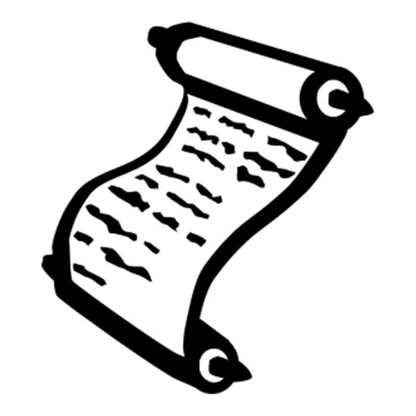 Силуэт свитка