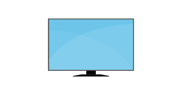 Экран телевизора вектор