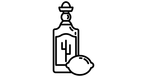 Бутылка текилы рисунок