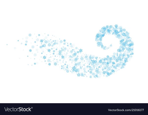 Снежный Вихрь на белом фоне