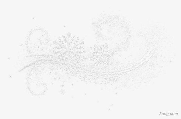 Снежинки метель на прозрачном фоне