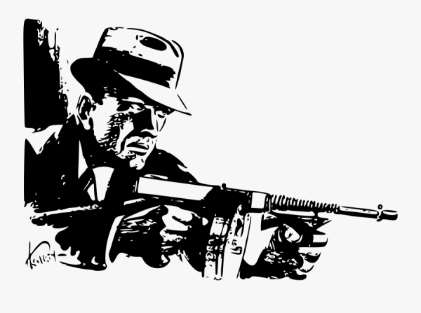 Гангстер рисунок