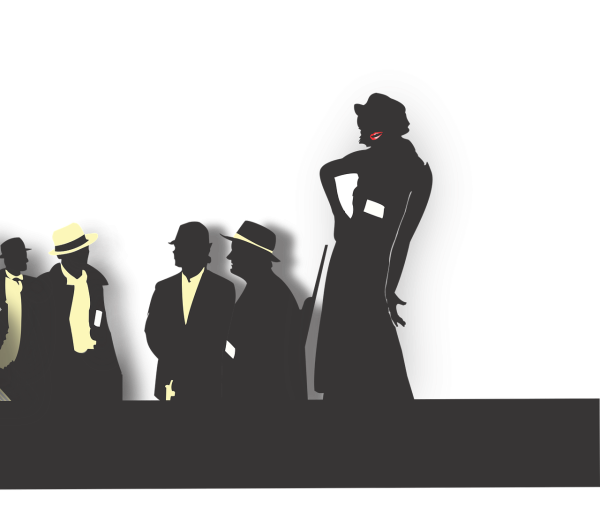 Нуар силуэт