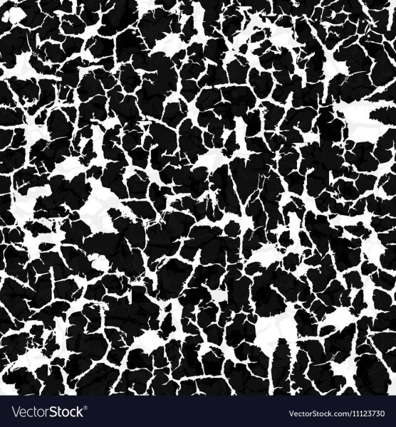 Белые трещины на черном фоне