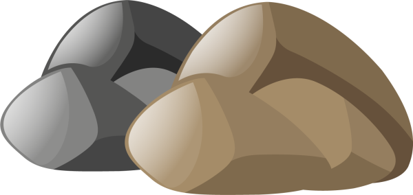 Камень мультяшный