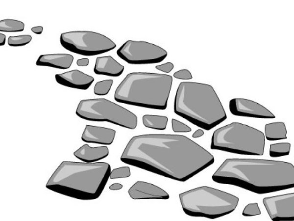 Каменная дорожка вектор