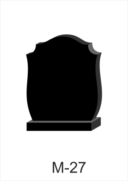 Гранитный памятник плечики