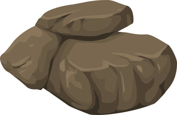 Камень мультяшный